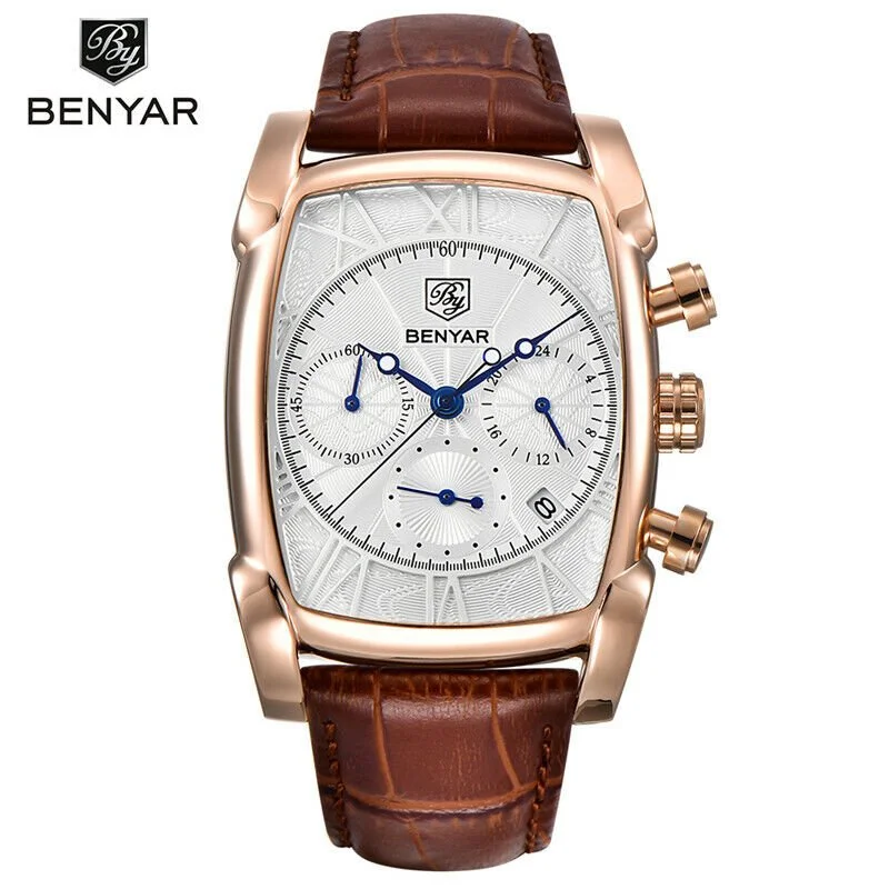 Recensione dell'orologio da uomo BY BENYAR Movimento al quarzo Moda Sport Cronografo 30M: prezzo offerte opinioni Recensione dell'orologio da uomo BY BENYAR Movimento al quarzo Moda Sport Cronografo 30M: prezzo offerte opinioni